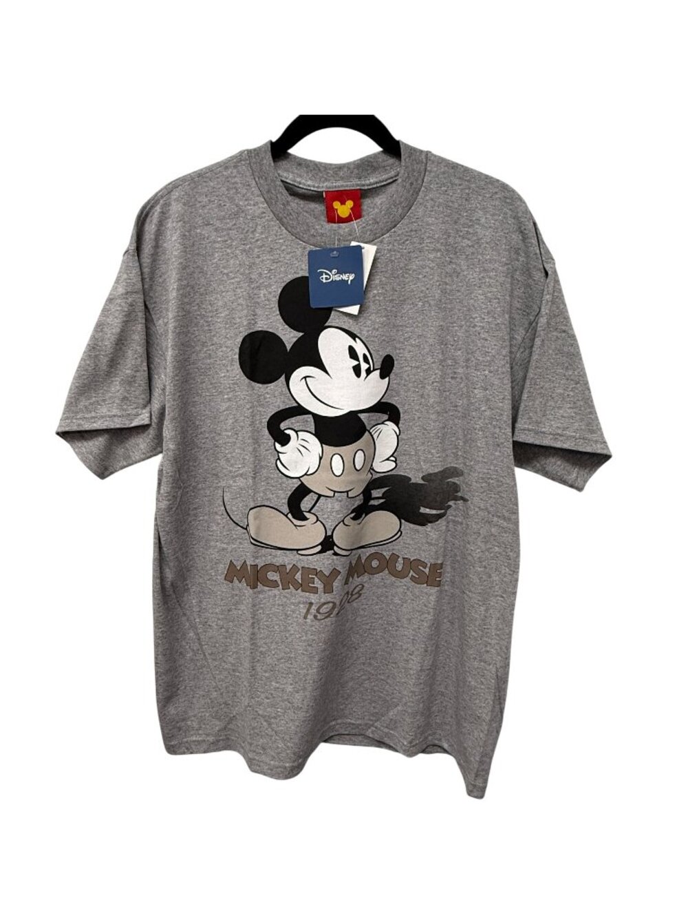 Disney Mickey Mouse Front Back Print Jerry Leigh Tee Size Large NWT Vintage